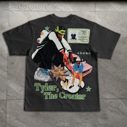 Casual Street Artist Print T-Shirt