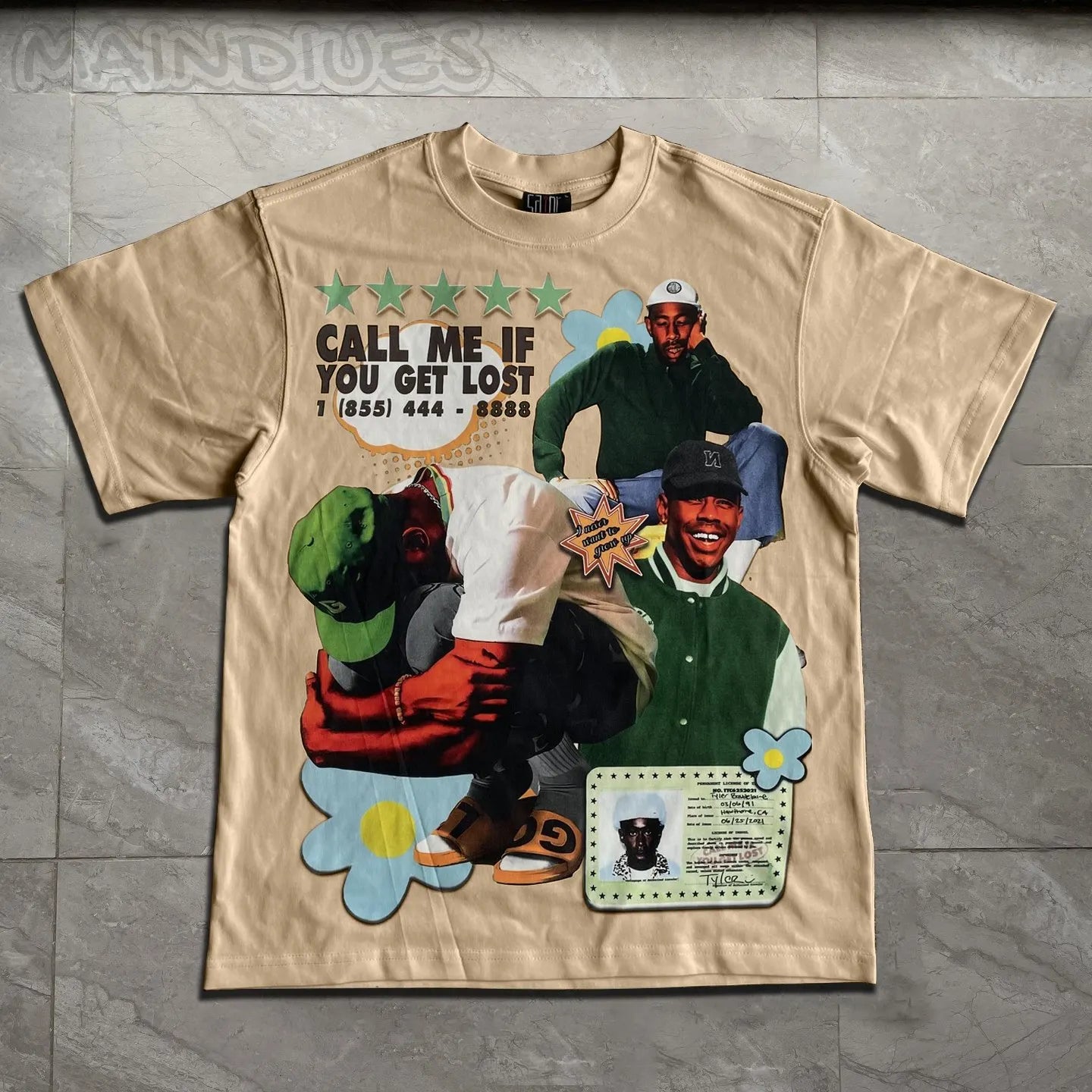 Casual Street Artist Print T-Shirt