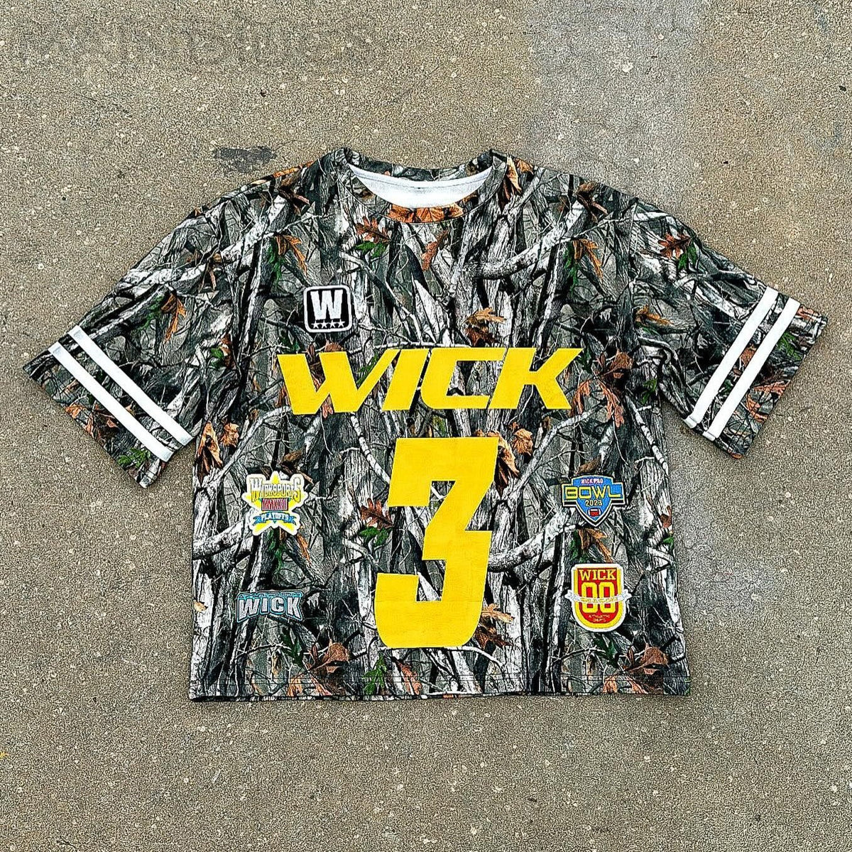 Personalized Wick Print Short Sleeve T-shirt