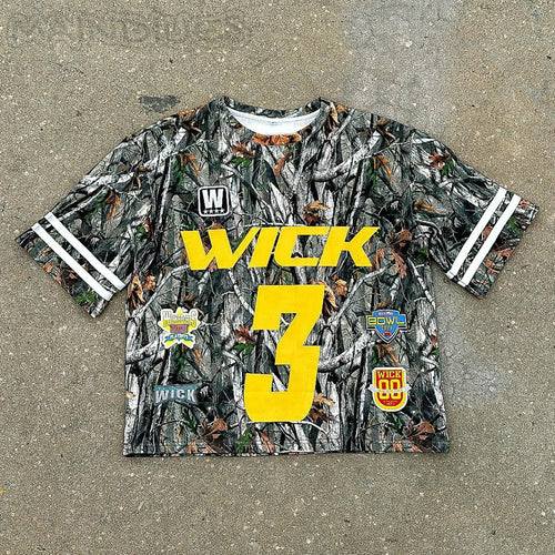 Personalized Wick Print Short Sleeve T-shirt