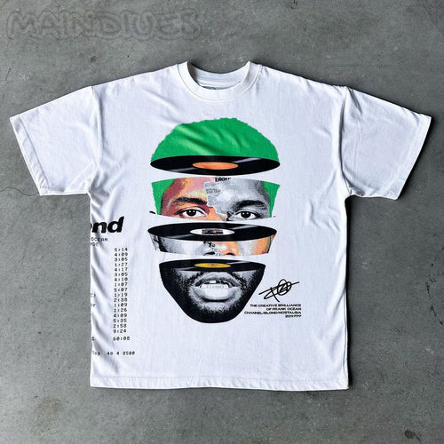 Frank Ocean Blonde Print Short Sleeve T-Shirt