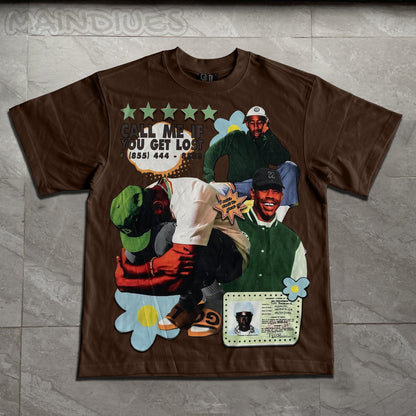 Casual Street Artist Print T-Shirt