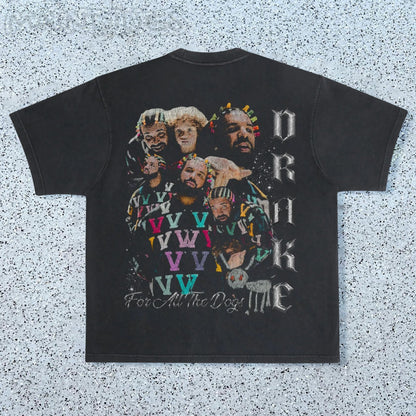 Hip Hop Retro Print Street T-Shirt