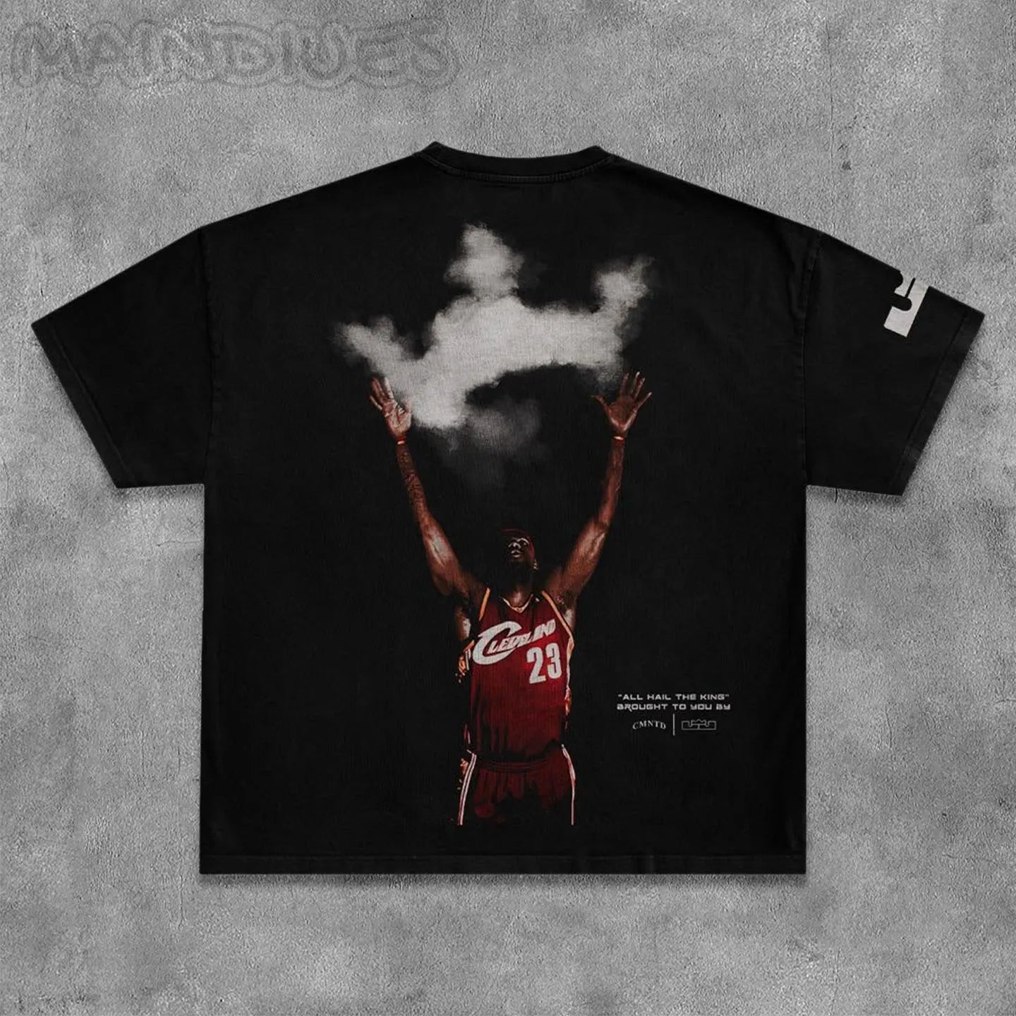 Basketball Mvp Print Short Sleeve T-Shirt