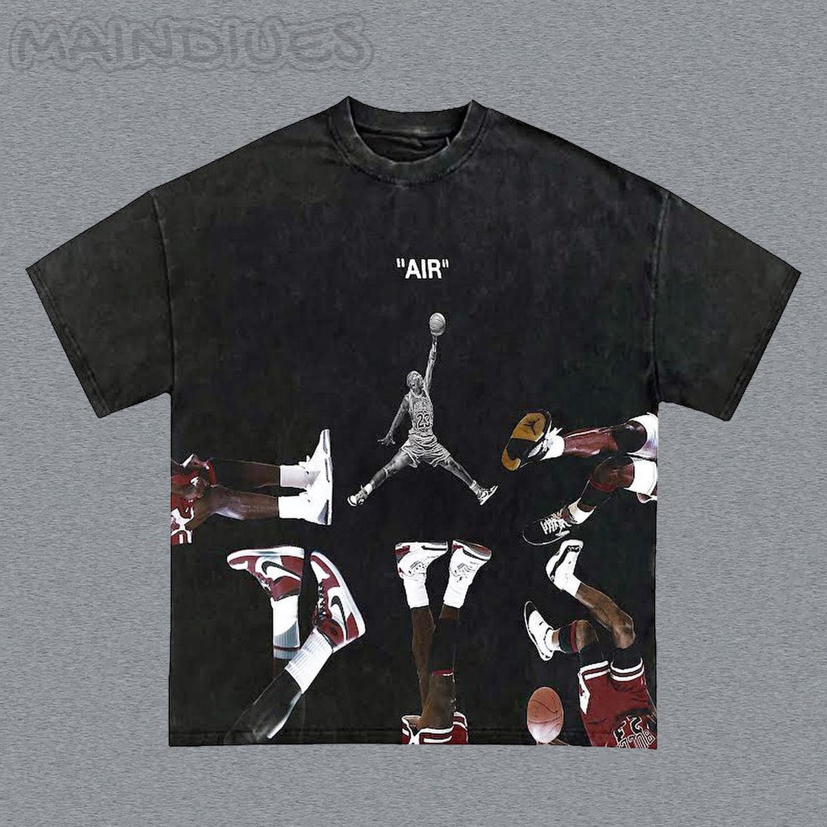 Personalized Basketball Print Short Sleeve T-shirt