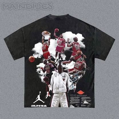 Personalized Basketball Print Short Sleeve T-shirt