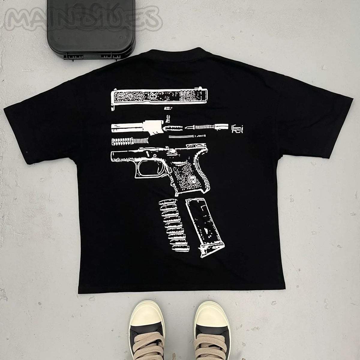 In Glock We Trust printed T-shirt