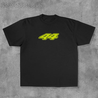 Racer No.44 Print Short Sleeve T-Shirt